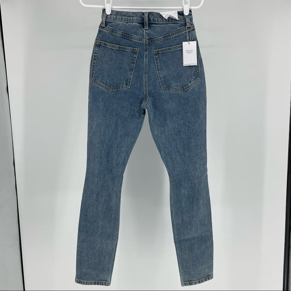 WE WORE WHAT NWT THE DANIELLE JEAN IN SPEING ST HOLE BLUE 24 - Picture 3 of 12